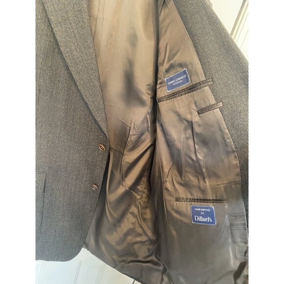 Daniel Cremieux Brown Blazer Men's 46R Single Breasted 2 Button Dillard's Exclu - Picture 5 of 6